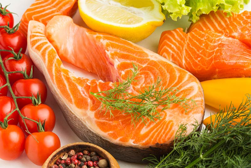 Cá hồi là một trong những món ăn giảm căng thẳng mệt mỏi