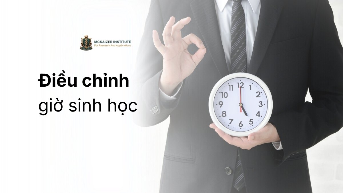 Điều chỉnh giờ sinh học giúp cơ thể tạo năng lượng hiệu quả hơn