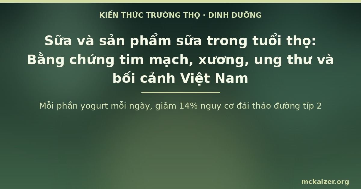Mỗi phần yogurt mỗi ngày, giảm 14% nguy cơ đái tháo đường típ 2
