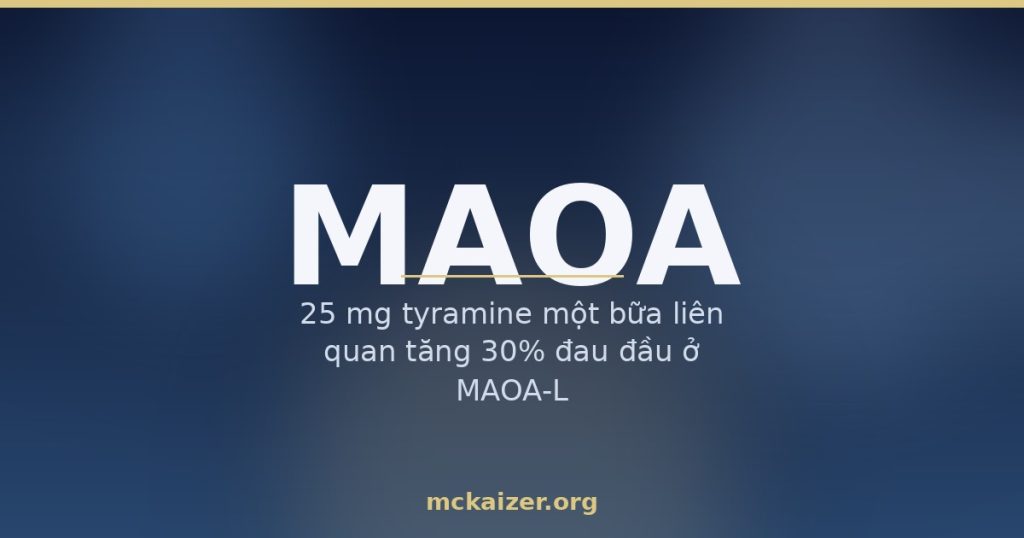 Gen MAOA và tyramine trong đồ lên men Việt
