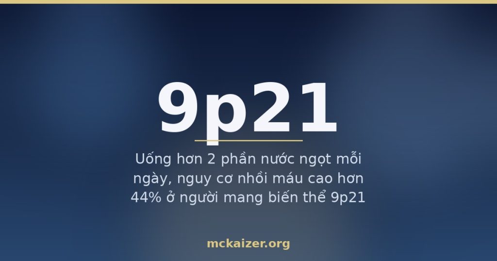Gen CDKN2B-AS1 vùng 9p21, rau sống và tim mạch người Việt