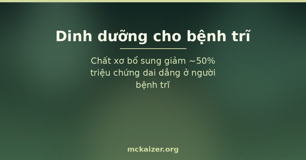 Chất xơ bổ sung giảm ~50% triệu chứng dai dẳng ở người bệnh trĩ