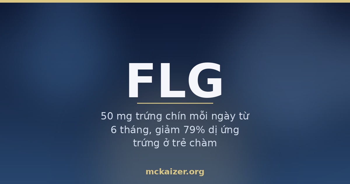 Ảnh bìa bài viết về gen FLG (filaggrin), hàng rào bảo vệ da, viêm da cơ địa và dị ứng thực phẩm ở người Việt